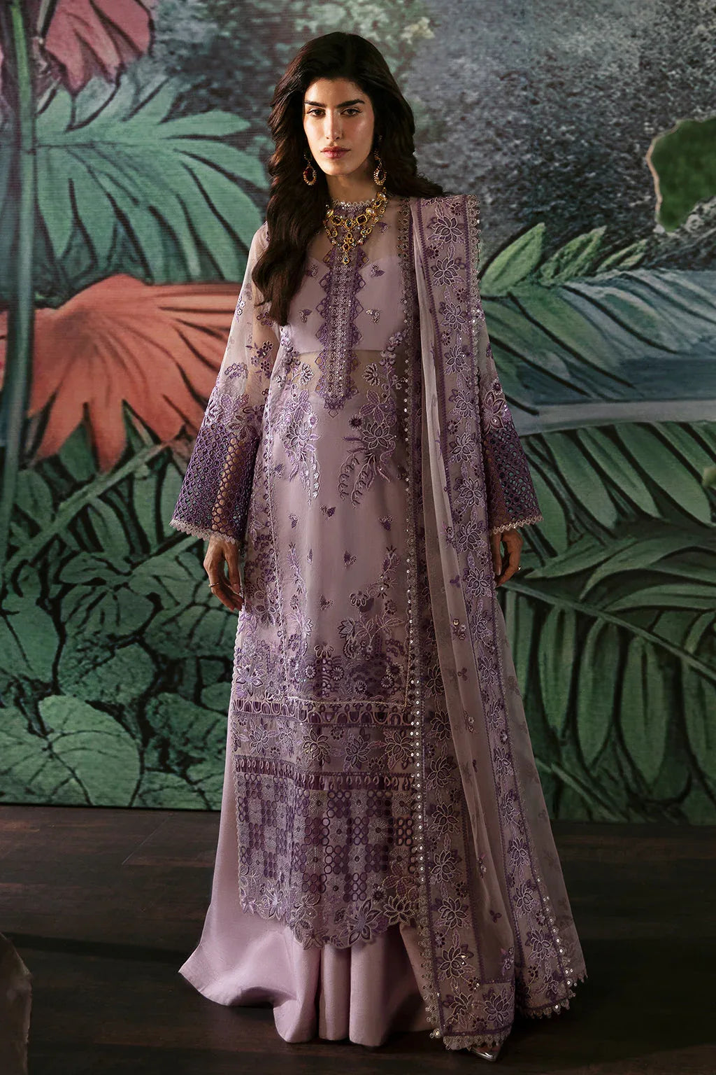 Afrozeh | La Fuchsia Festive 24 | Helen - Rang-e-Khaas