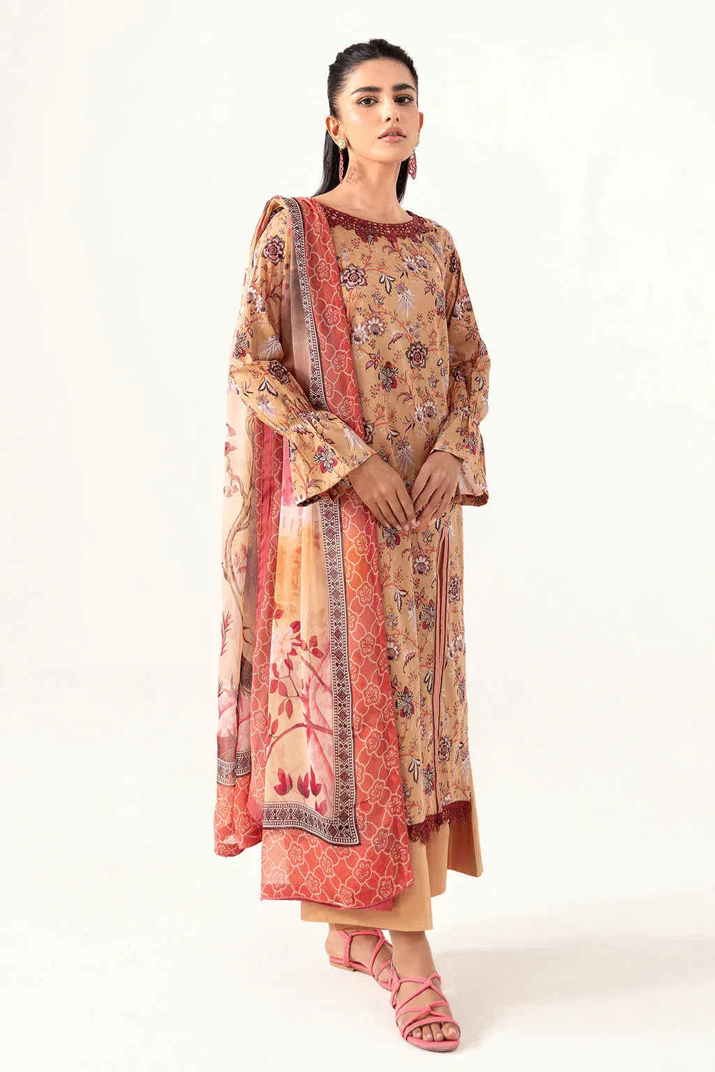 Ramsha | Pinted Lawn | RP-112 - Rang-e-Khaas