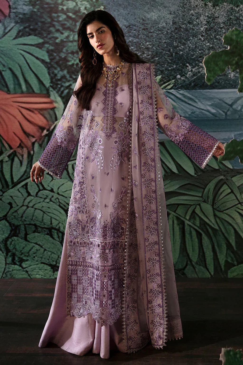 Afrozeh | La Fuchsia Festive 24 | Helen - Rang-e-Khaas