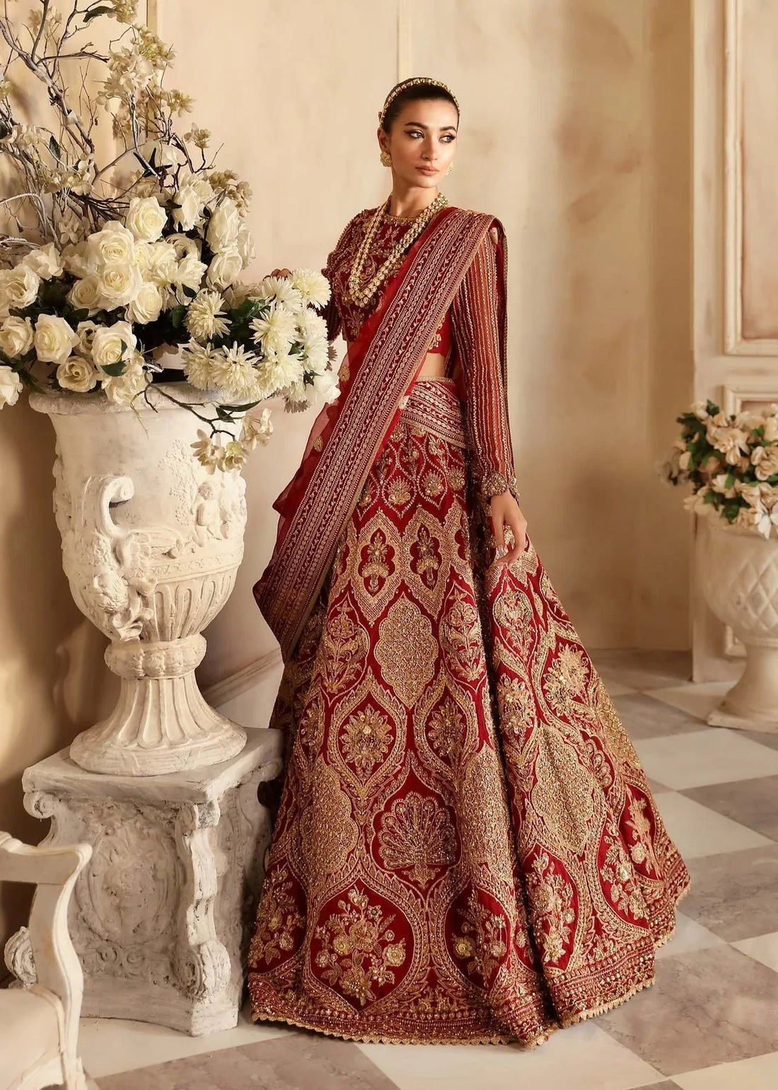 Akbar Aslam | Aleia Luxury Formals | Rosier - Rang-e-Khaas