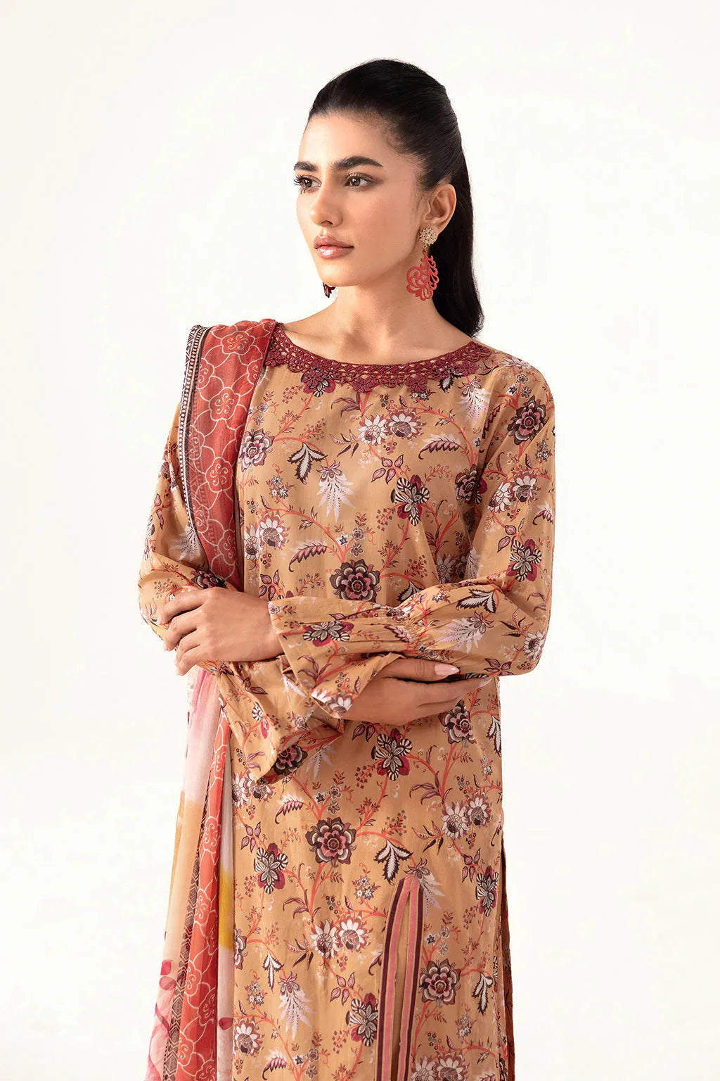 Ramsha | Pinted Lawn | RP-112 - Rang-e-Khaas
