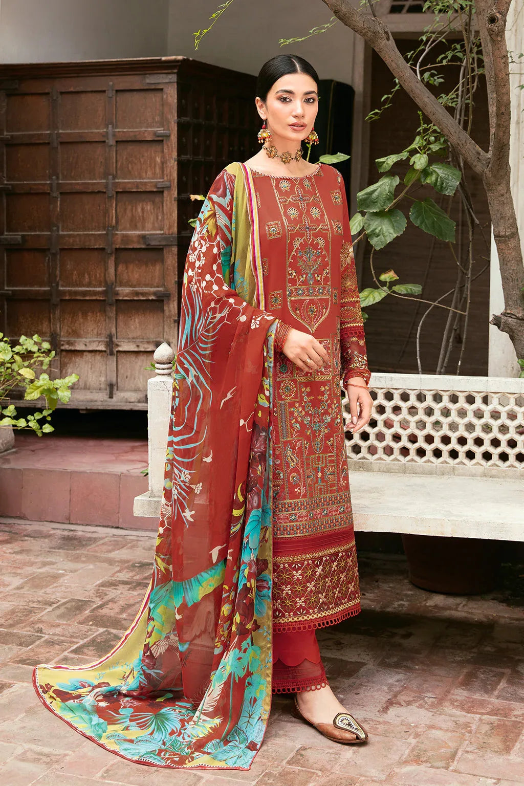 Ramsha | Mashaal Luxury Lawn | L-810 - Rang-e-Khaas