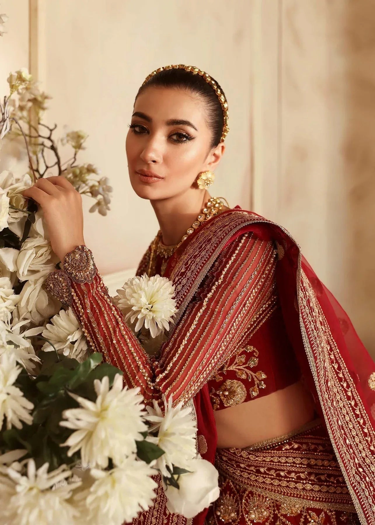Akbar Aslam | Aleia Luxury Formals | Rosier - Rang-e-Khaas