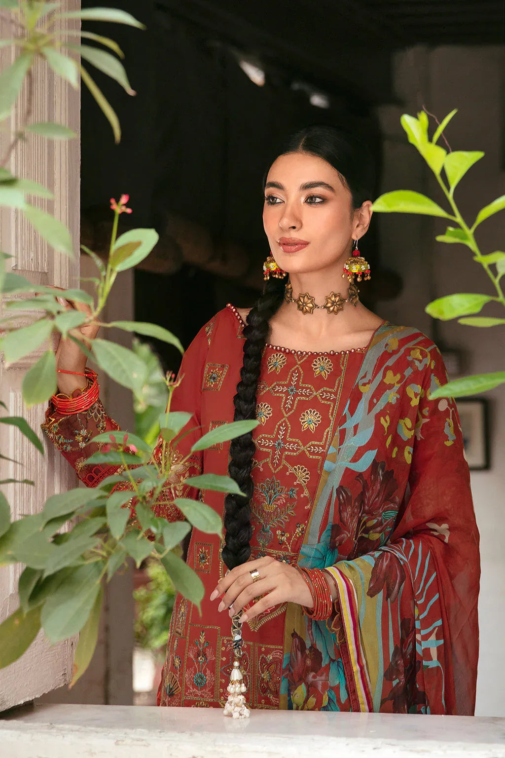 Ramsha | Mashaal Luxury Lawn | L-810 - Rang-e-Khaas