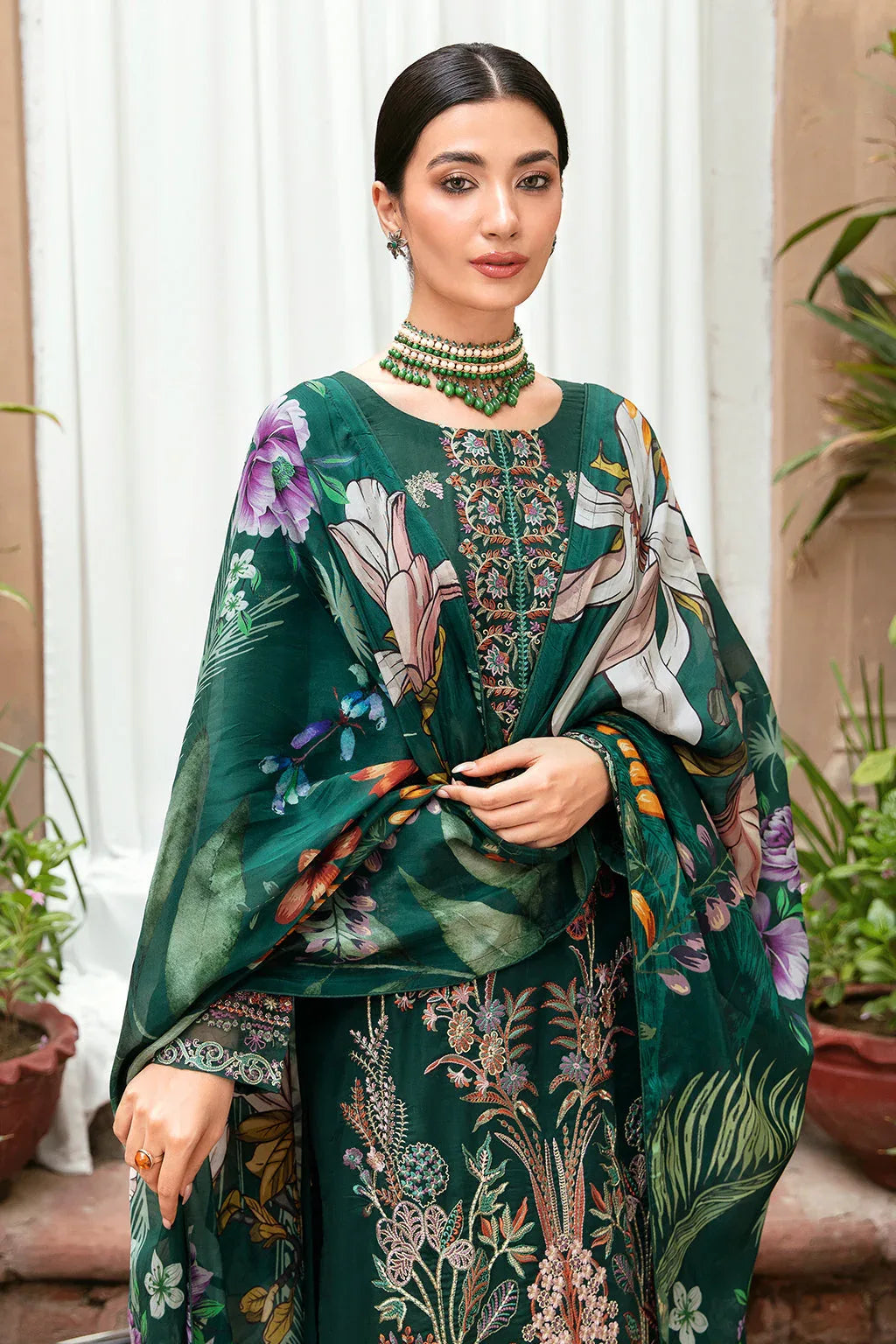 Ramsha | Mashaal Luxury Lawn | L-801 - Rang-e-Khaas