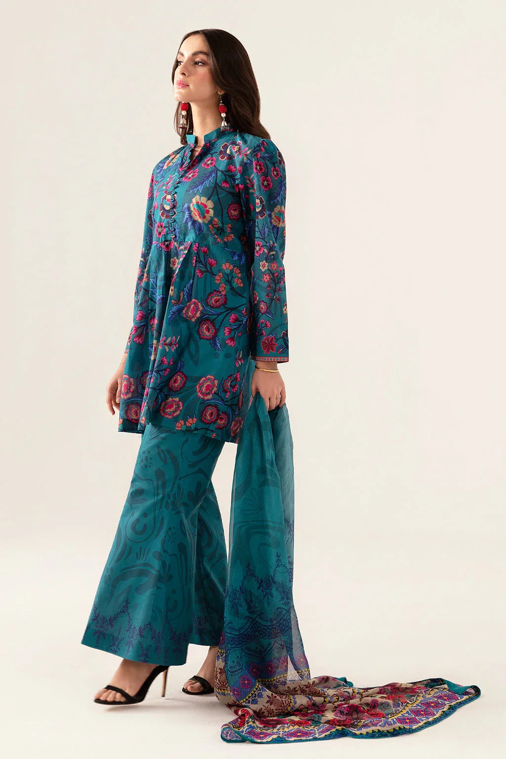 Ramsha | Pinted Lawn | RP-108 - Rang-e-Khaas