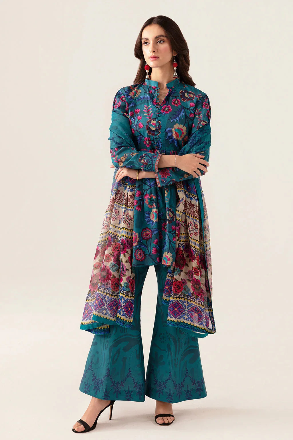 Ramsha | Pinted Lawn | RP-108 - Rang-e-Khaas