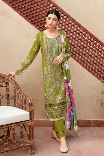 Ramsha | Mashaal Luxury Lawn | L-807 - Rang-e-Khaas