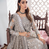 Gulaal | Wedding Formals | Gulnoor Embroidered Net 3-Piece Suit WS-18