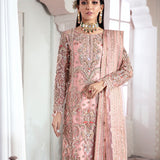 Gulaal | Wedding Formals | ARJUMAND EMBROIDERED NET 3-PIECE SUIT WS-15