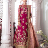 Gulaal | Wedding Formals | CHAMELI EMBROIDERED NET 3-PIECE SUIT WS-10