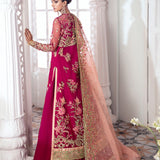 Gulaal | Wedding Formals | CHAMELI EMBROIDERED NET 3-PIECE SUIT WS-10