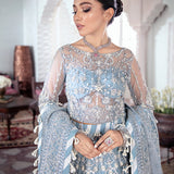 Gulaal | Wedding Formals | Mehnaaz Embroidered Net 3-Piece Suit WS-13