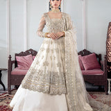 Gulaal | Wedding Formals | MEERAL EMBROIDERED NET 3-PIECE SUIT WS-22