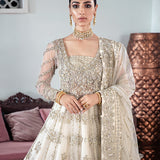 Gulaal | Wedding Formals | MEERAL EMBROIDERED NET 3-PIECE SUIT WS-22