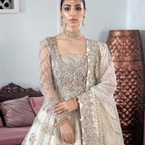 Gulaal | Wedding Formals | MEERAL EMBROIDERED NET 3-PIECE SUIT WS-22