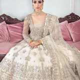 Gulaal | Wedding Formals | MEERAL EMBROIDERED NET 3-PIECE SUIT WS-22