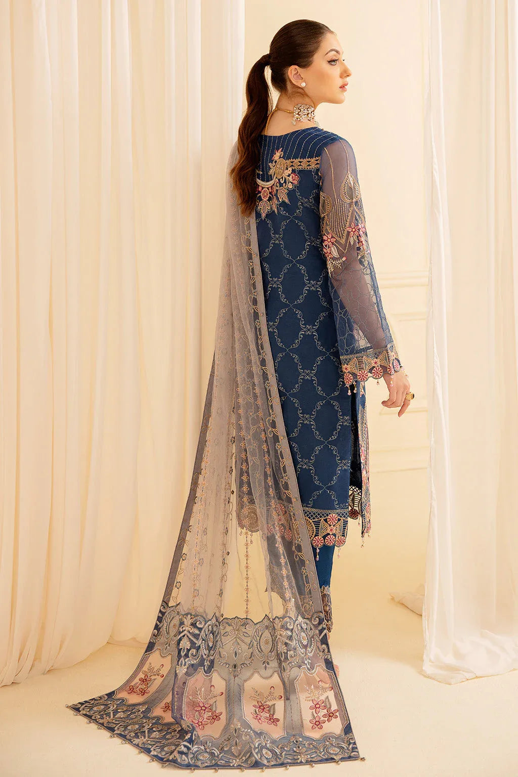 Ramsha | Minhal Organza Collection | M-701 - Rang-e-Khaas