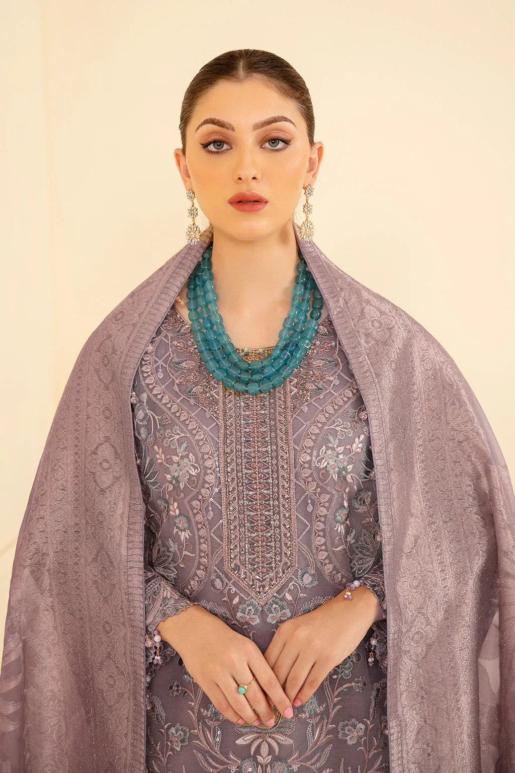 Ramsha | Minhal Organza Collection | M-709 - Rang-e-Khaas