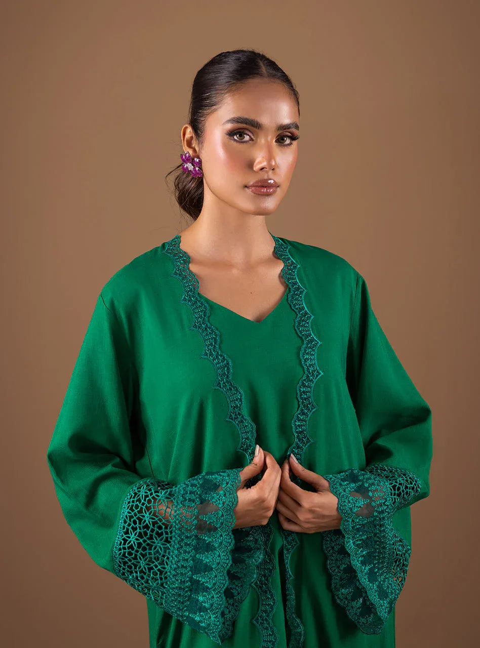 Zainab Chottani | Semi Formals | EMERALD FLAIR - Rang-e-Khaas