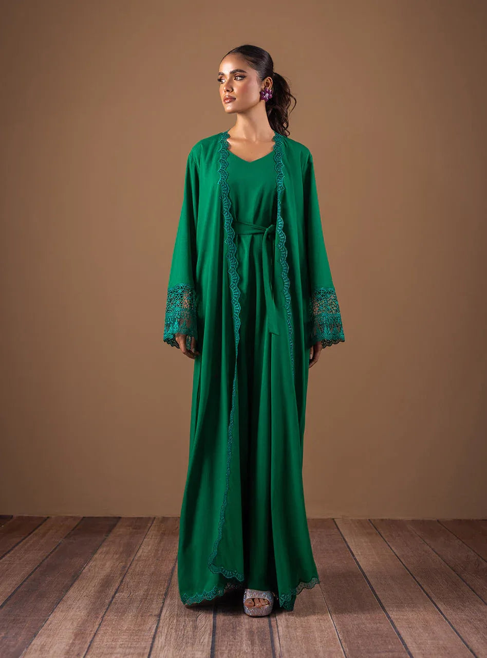 Zainab Chottani | Semi Formals | EMERALD FLAIR - Rang-e-Khaas