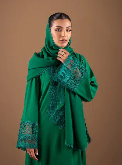 Zainab Chottani | The Kaftan Edit | Emerald Flair - Rang-e-Khaas