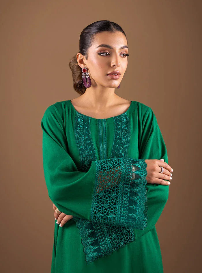Zainab Chottani | The Kaftan Edit | Emerald Flair - Rang-e-Khaas