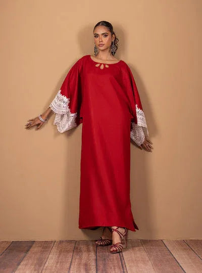 Zainab Chottani | The Kaftan Edit | Radiant Red - Rang-e-Khaas