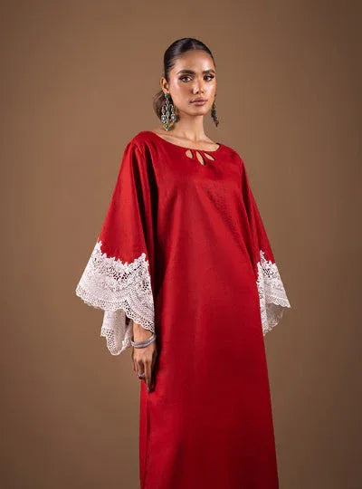 Zainab Chottani | The Kaftan Edit | Radiant Red - Rang-e-Khaas