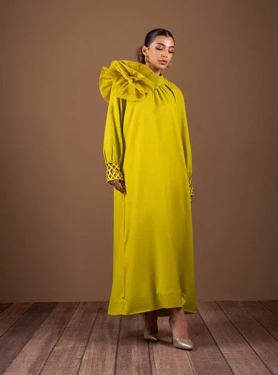 Zainab Chottani | The Kaftan Edit | Lime Rose - Rang-e-Khaas