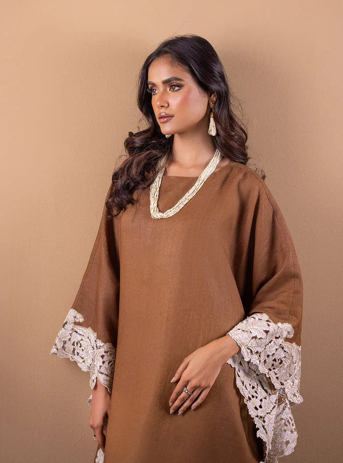 Zainab Chottani | The Kaftan Edit | Cinnamon Sand - Rang-e-Khaas
