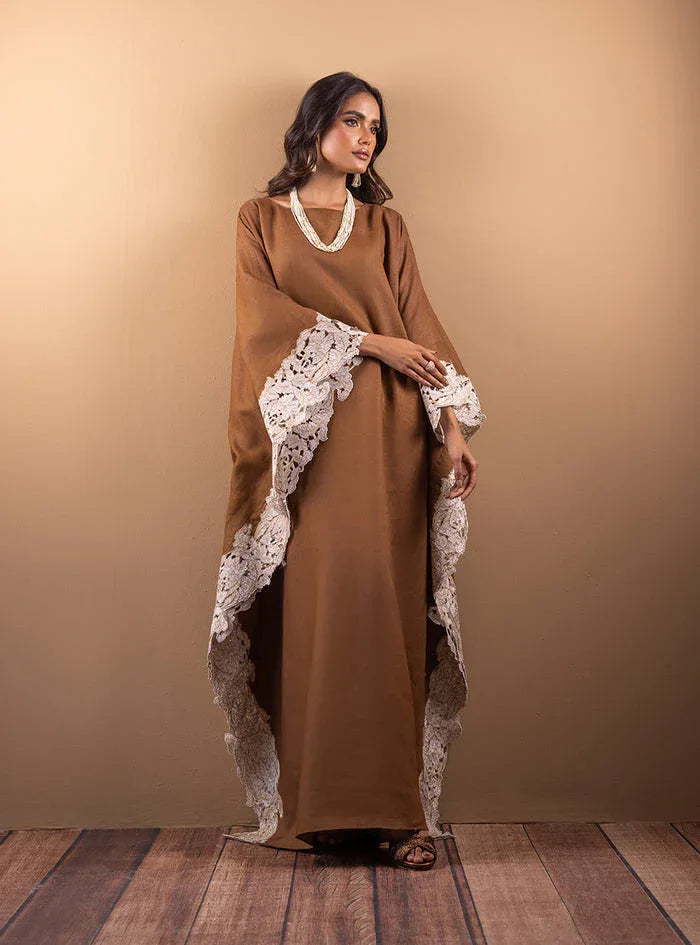 Zainab Chottani | The Kaftan Edit | Cinnamon Sand - Rang-e-Khaas