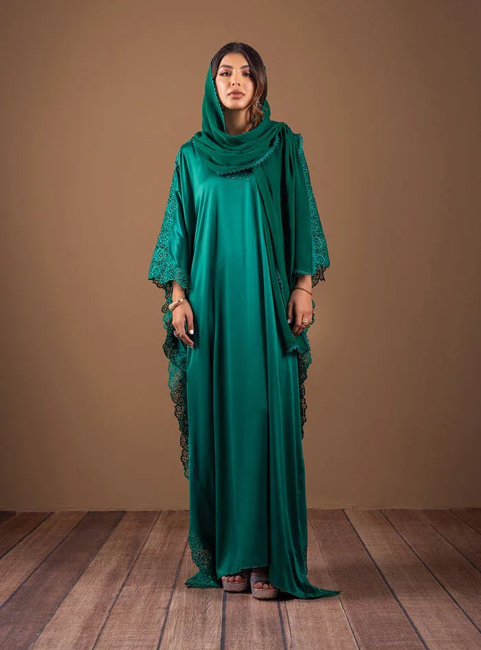 Zainab Chottani | The Kaftan Edit | Emerald Wishes - Rang-e-Khaas