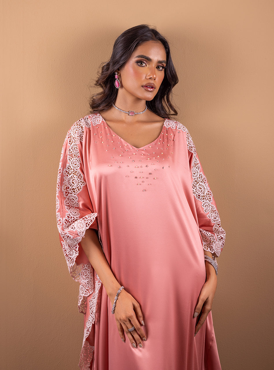 Zainab Chottani | Semi Formals | CORAL BLOSSOM