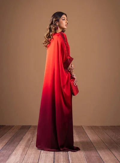 Zainab Chottani | The Kaftan Edit | Flickering Flame - Rang-e-Khaas
