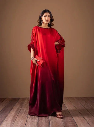 Zainab Chottani | The Kaftan Edit | Flickering Flame - Rang-e-Khaas