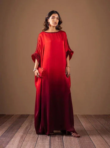 Zainab Chottani | The Kaftan Edit | Flickering Flame - Rang-e-Khaas