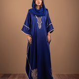 Zainab Chottani | Semi Formals | DEEP BLUE BLOSSOM