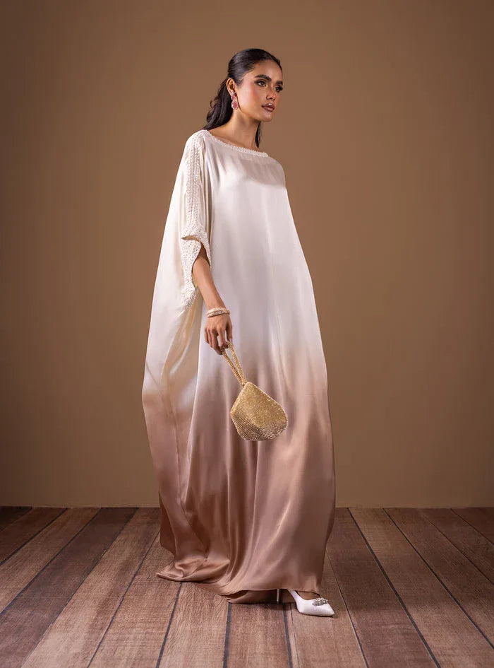 Zainab Chottani | The Kaftan Edit | Champagne Flame - Rang-e-Khaas