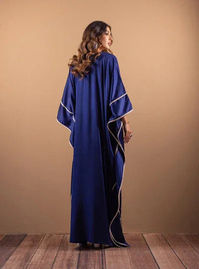 Zainab Chottani | The Kaftan Edit | Deep Blue Blossom - Rang-e-Khaas