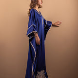 Zainab Chottani | Semi Formals | DEEP BLUE BLOSSOM