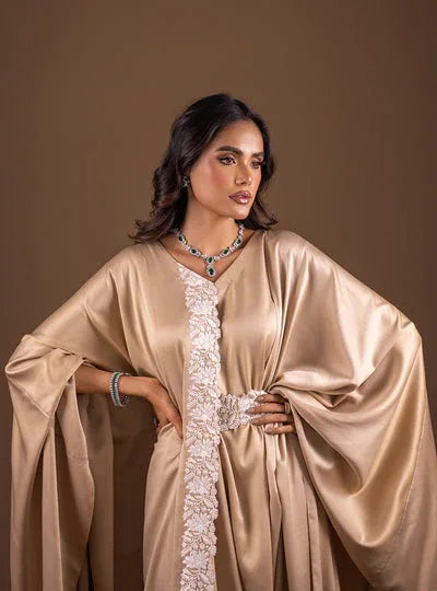Zainab Chottani | The Kaftan Edit | Butter Vanila Flair - Rang-e-Khaas