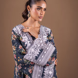 Zainab Chottani | Semi Formals | MIDNIGHT FLORAL