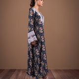 Zainab Chottani | Semi Formals | MIDNIGHT FLORAL