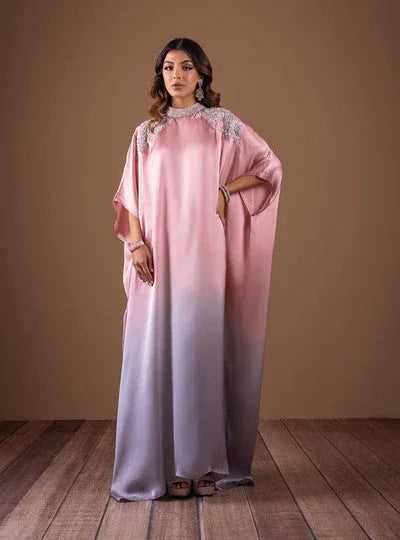 Zainab Chottani | The Kaftan Edit | Pink Flame - Rang-e-Khaas