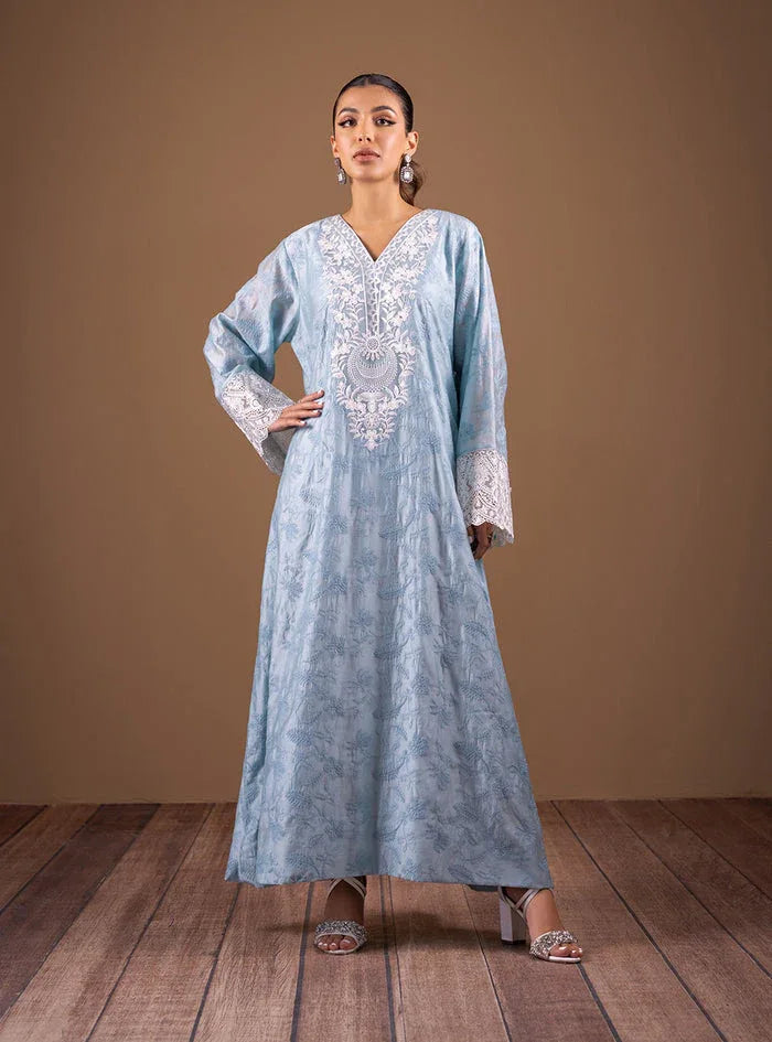 Zainab Chottani | The Kaftan Edit | Aqua Sophistication - Rang-e-Khaas