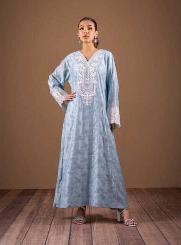 Zainab Chottani | The Kaftan Edit | Aqua Sophistication - Rang-e-Khaas