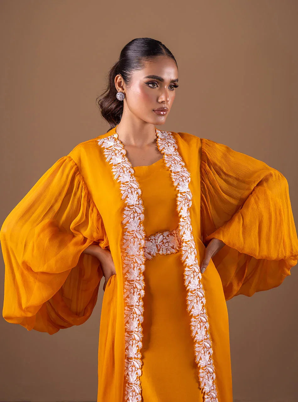 Zainab Chottani | Semi Formals | AMBER FLOW - Rang-e-Khaas