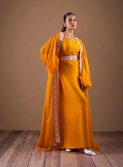 Zainab Chottani | The Kaftan Edit | Amber Flow - Rang-e-Khaas