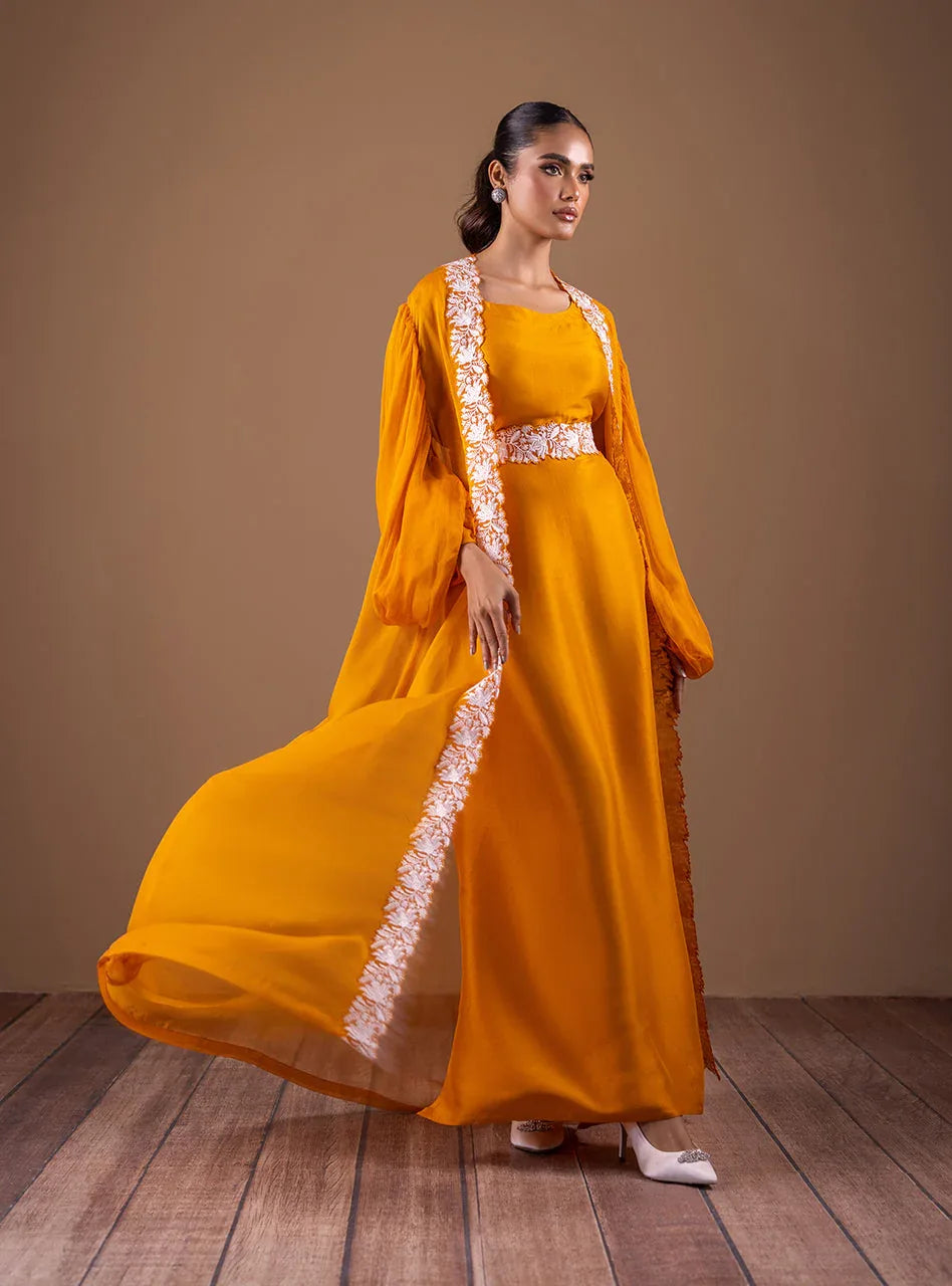 Zainab Chottani | Semi Formals | AMBER FLOW - Rang-e-Khaas